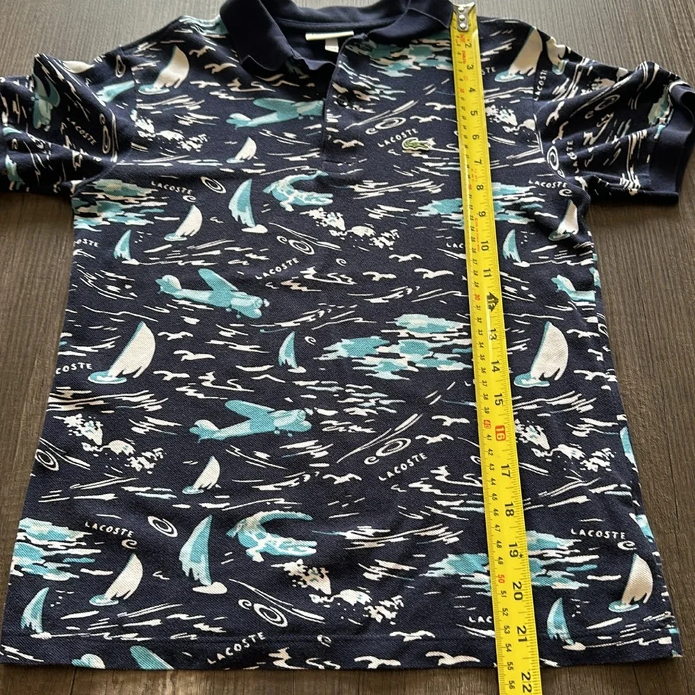 LACOSTE| boys  polo shirt 12 - Picture 5 of 7
